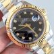Perfect Replica Rolex Datejust II Two Tone Black Diamond Watches (4)_th.jpg